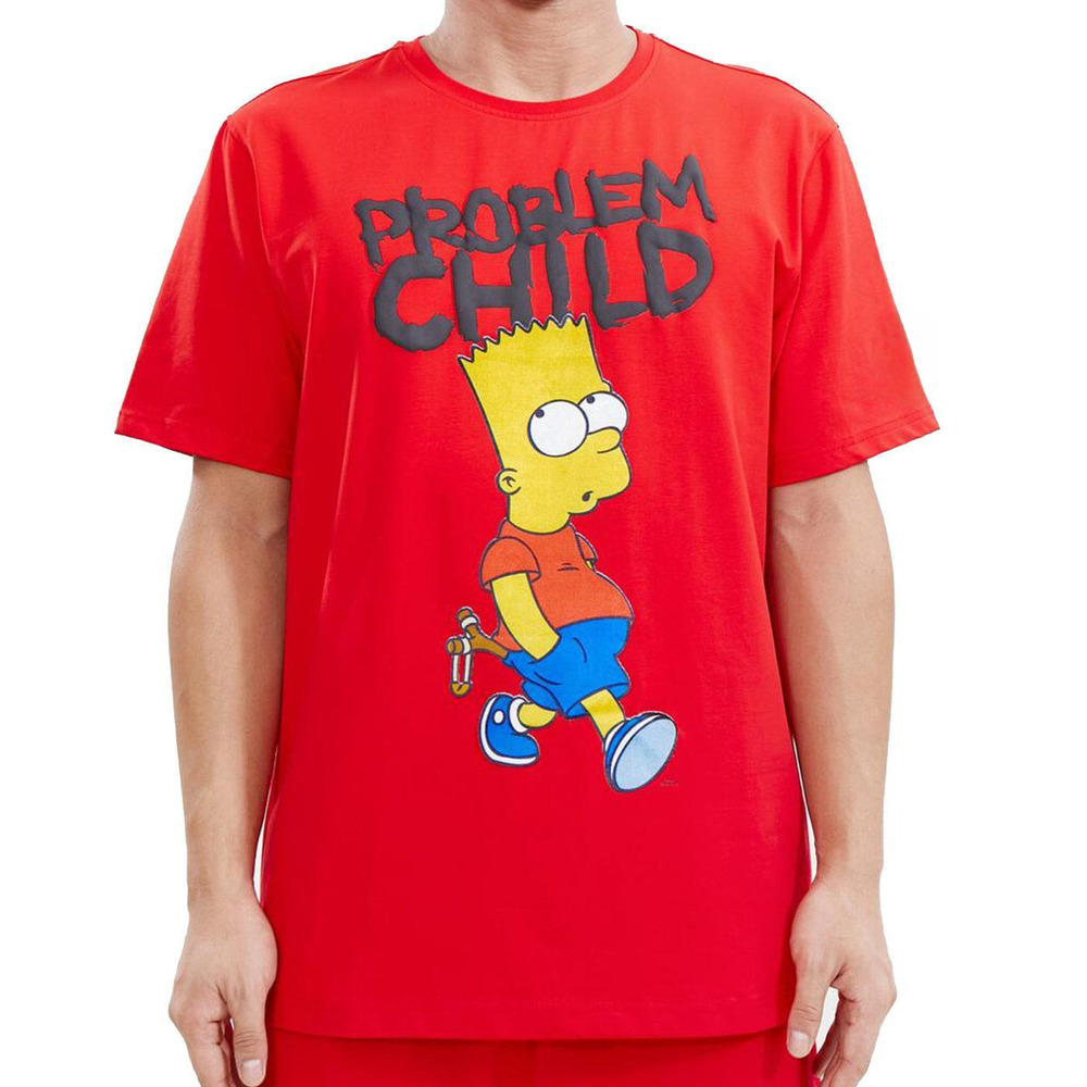 Simpsons Problem Child Tee (Red)